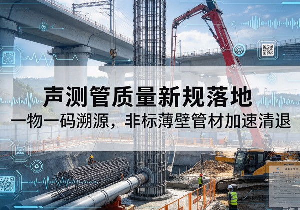 定州声测管质量新规落地，一物一码溯源，非标薄壁管材加速清退